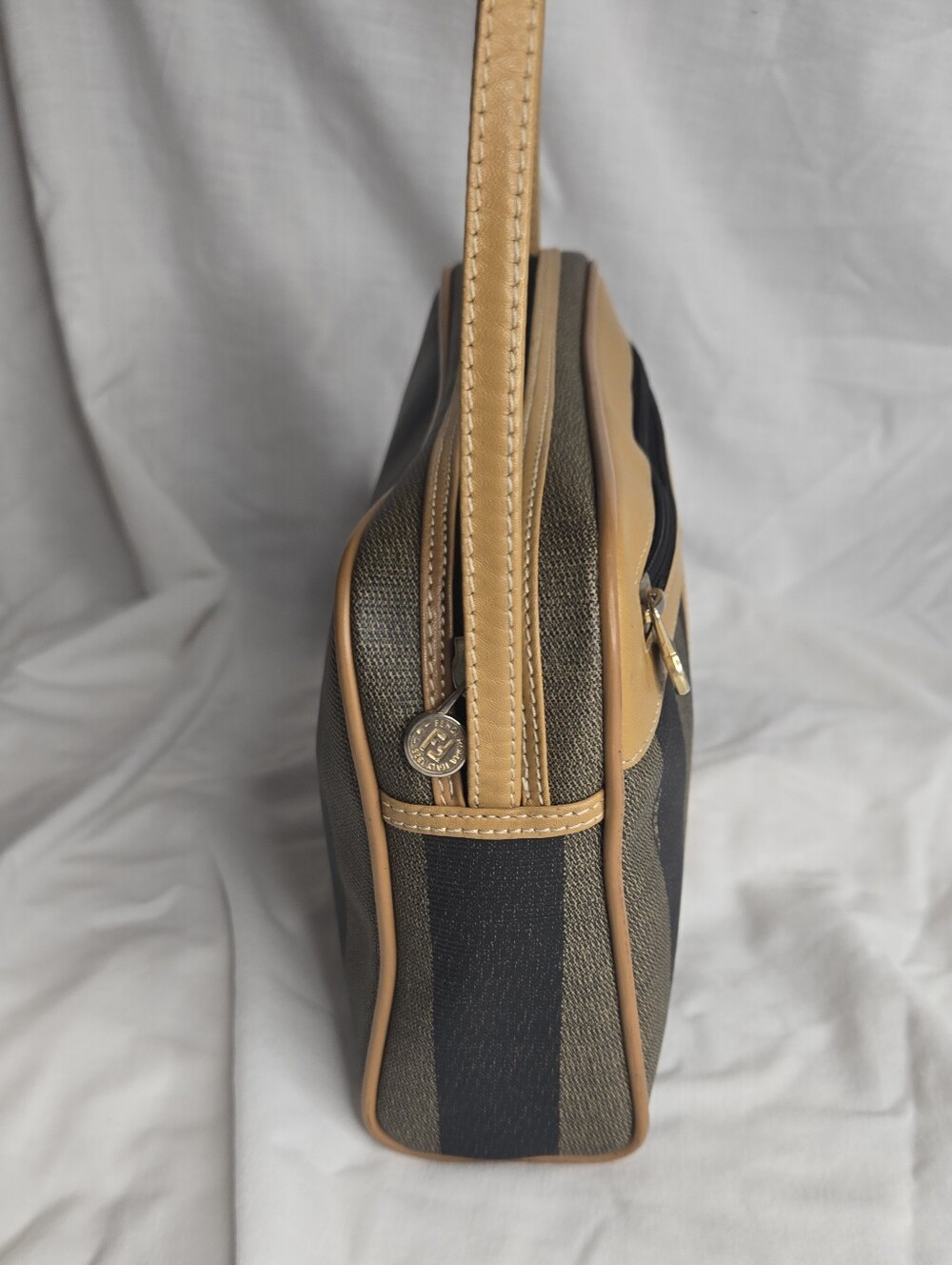 Fendi Vintage Penguin Stripe Purse And Dustbag - Picture 5 of 15